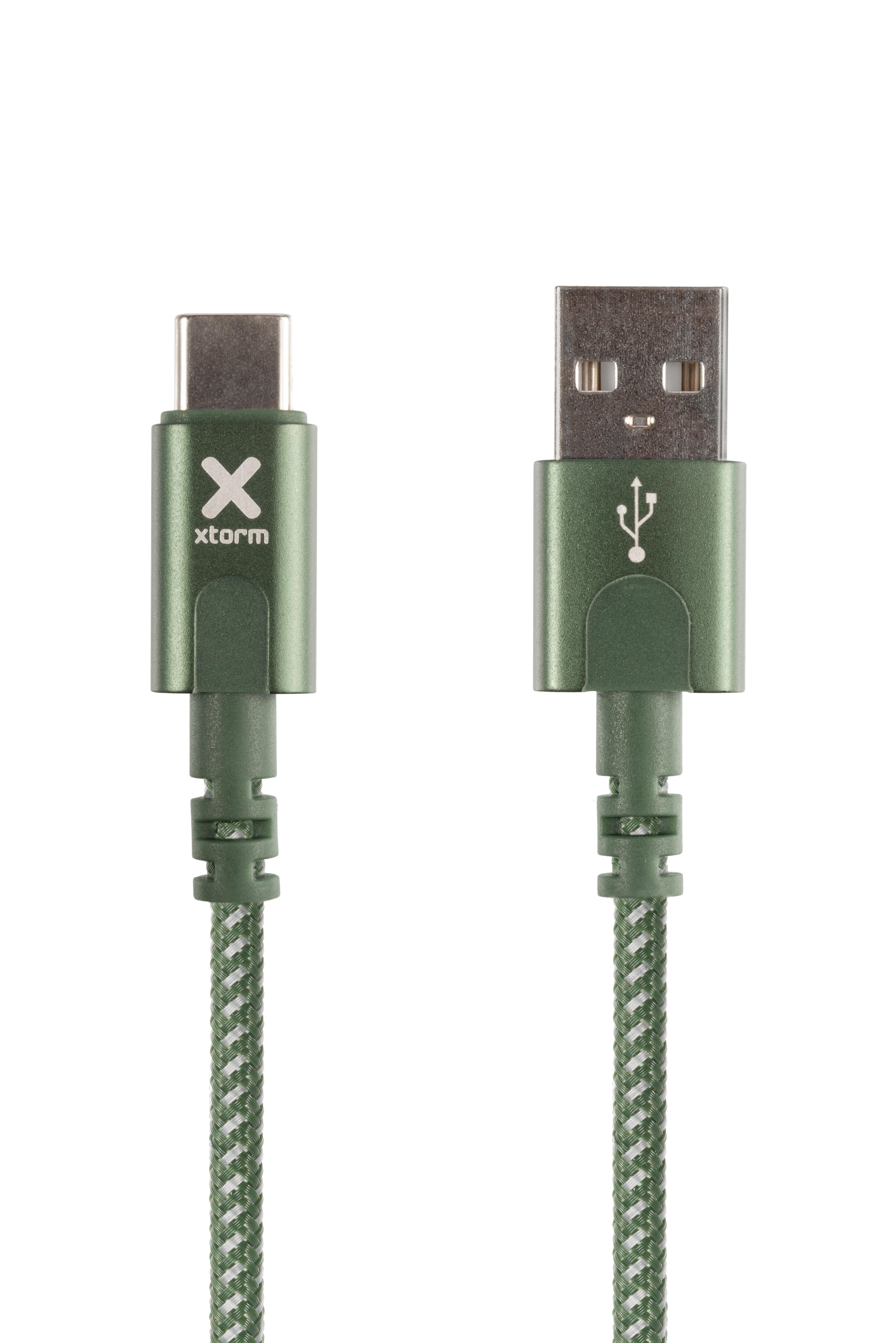 XTORM Original USB auf Lightning Kabel USB Kabel (1m) Grün