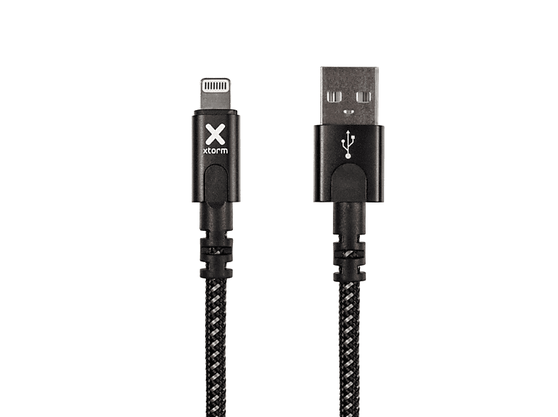 XTORM Kabel auf Lightning (1m) USB Schwarz Original USB Kabel