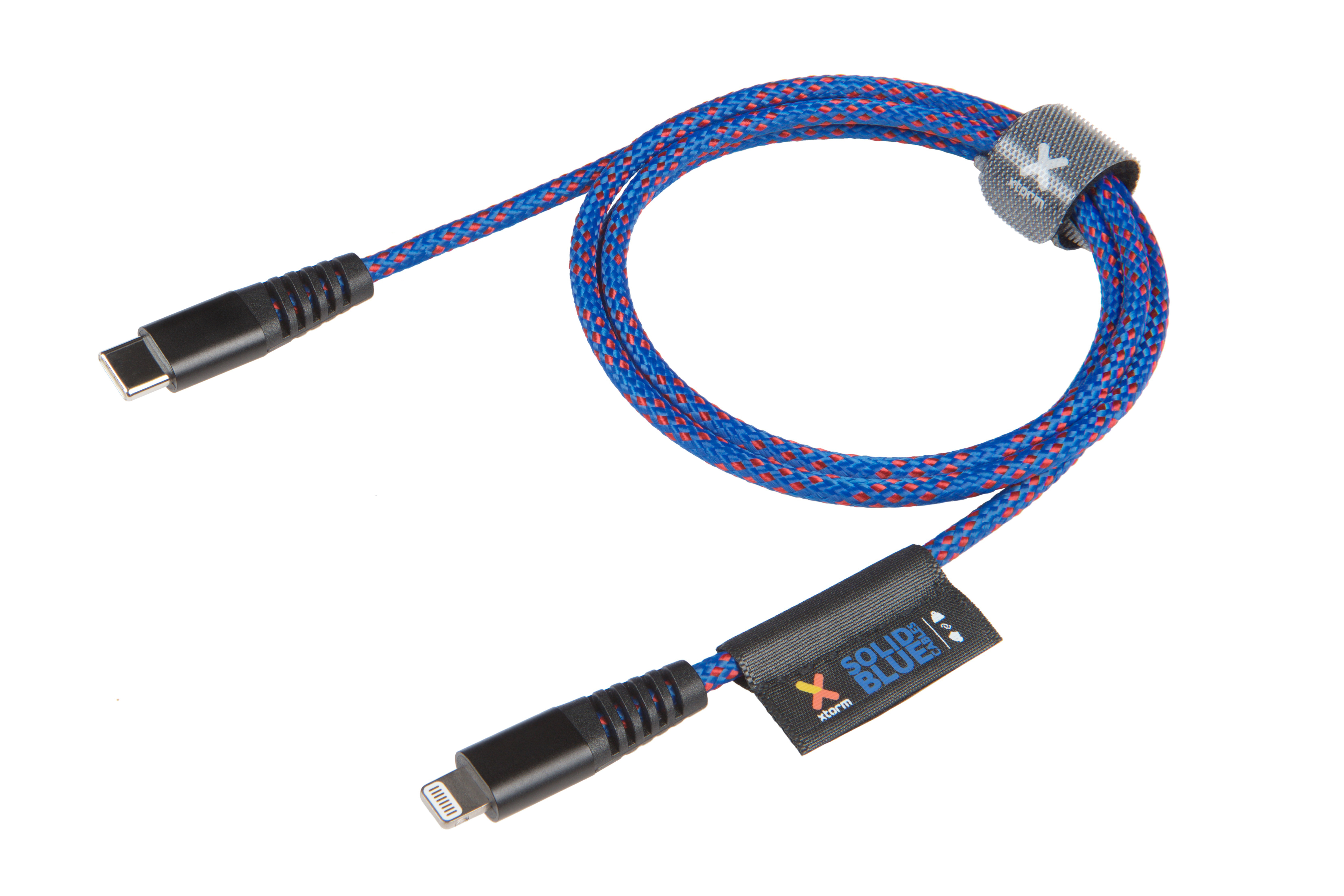 XTORM Solid auf Lightning Kabel USB Blue Kabel USB-C (1m)