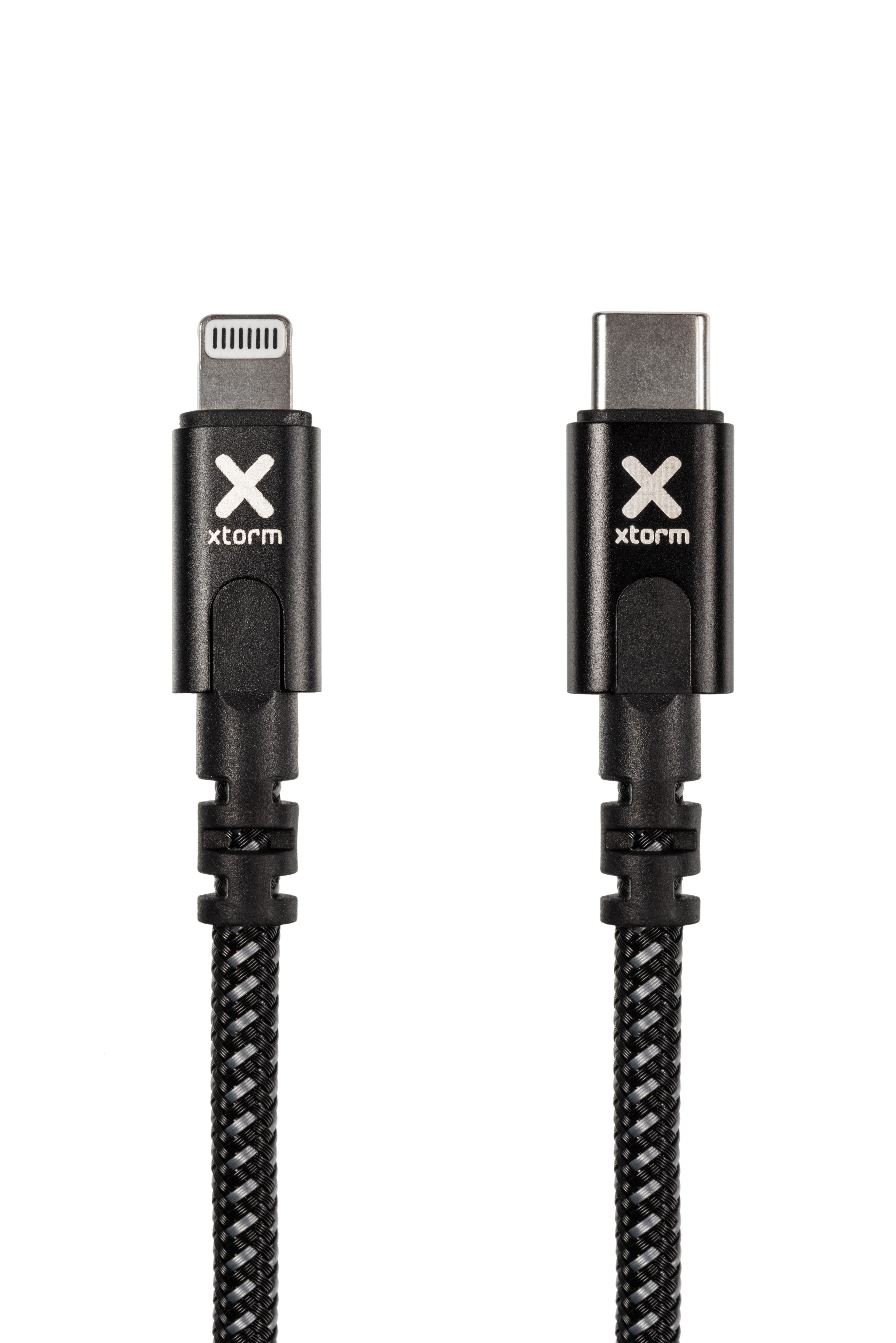 Kabel Original Lightning XTORM USB auf USB Kabel Schwarz (1m)