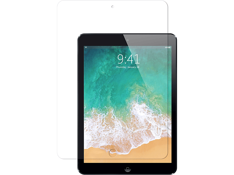 Apple Glass (2017/2018)) GECKO Apple 9.7 Displayschutzfolie(für COVERS iPad Tempered