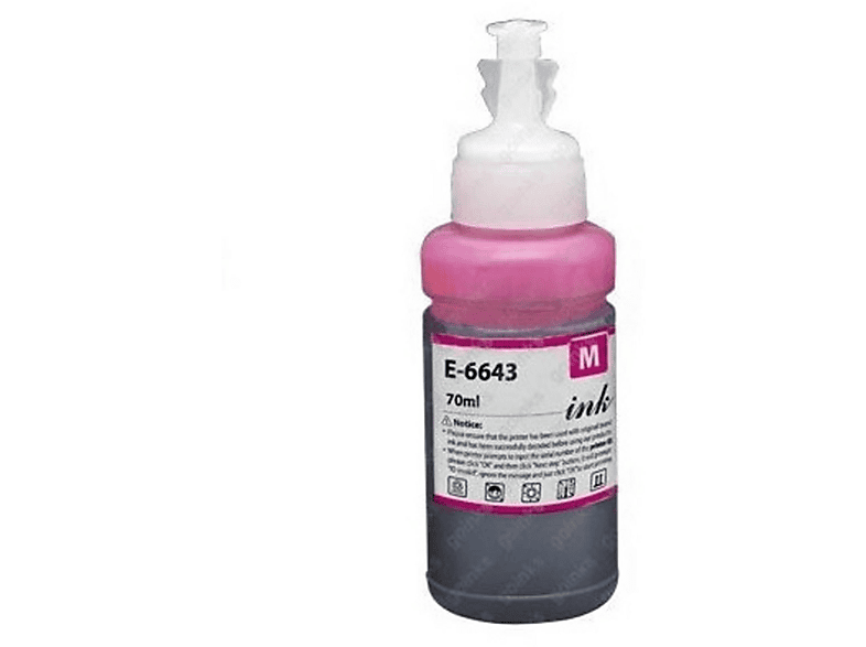 ABC Kompatible Nachfüllflasche Tinte MAGENTA (C13T664340 T6643 Magenta)