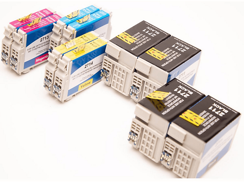 ABC Kompatibel Set 10x Tinte CMYK (T2711 27XL Black T2712 Cyan T2713 Magenta T2714 Yellow)