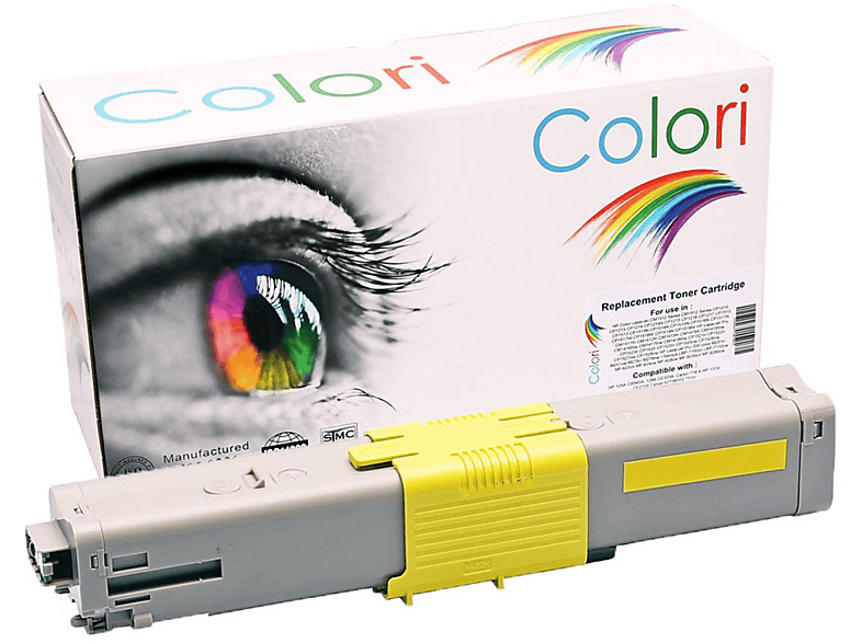 COLORI Kompatibler Toner YELLOW (44469704 Yellow)