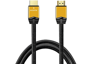 Cíclope Agente Th Cables - UNOTEC Cable HDMI V.2.0 4K con malla y aluminio de 3 metros. |  MediaMarkt