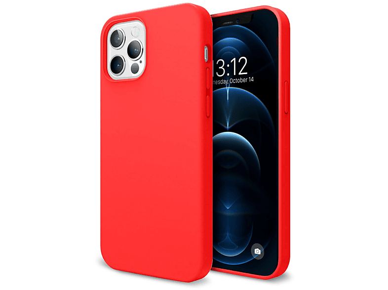 Funda de trenzado fino con MagSafe para el iPhone 15 Plus - Rojo