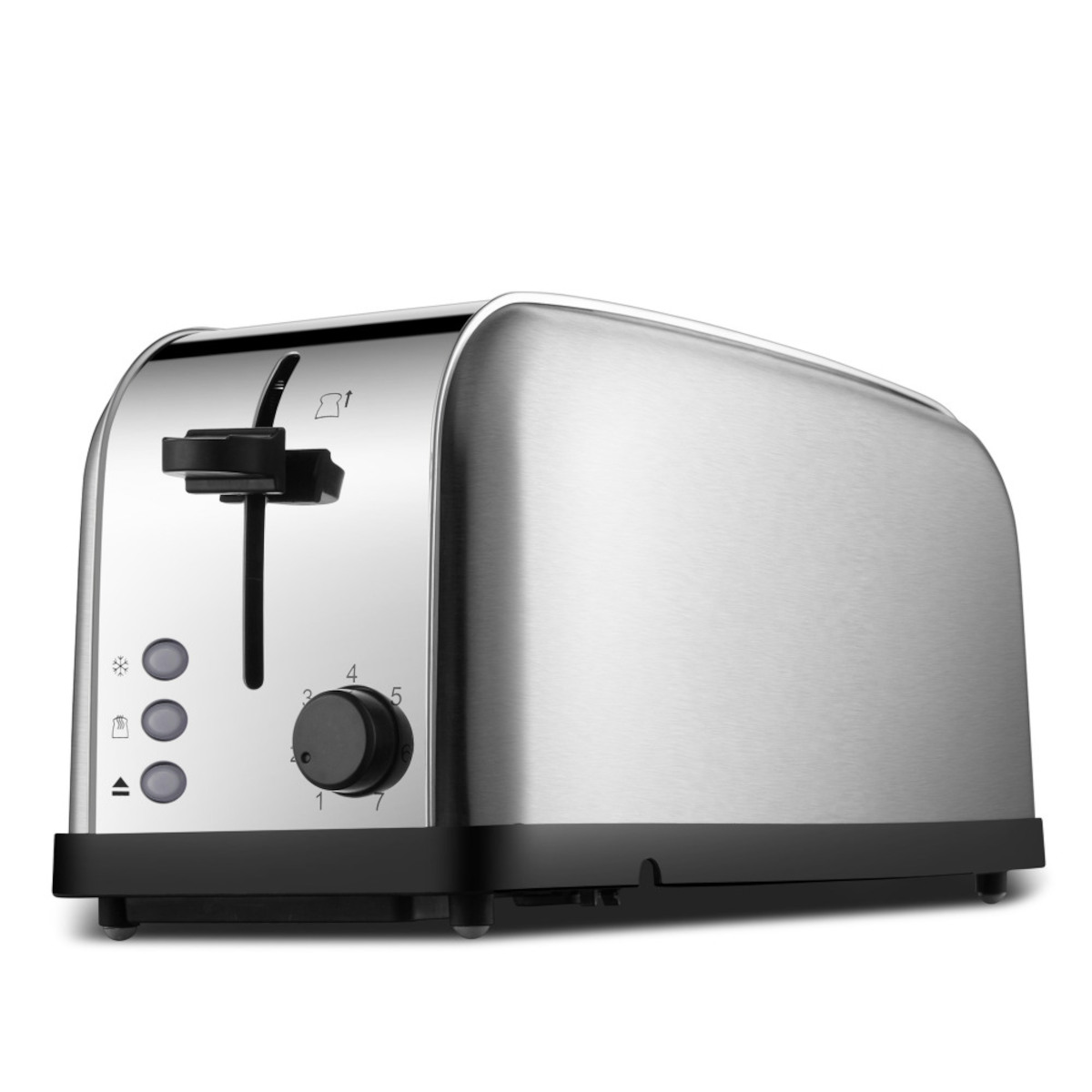 DAEWOO SYM-1311 Watt, 2) (1500 Silberfarbe Schlitze: Toaster