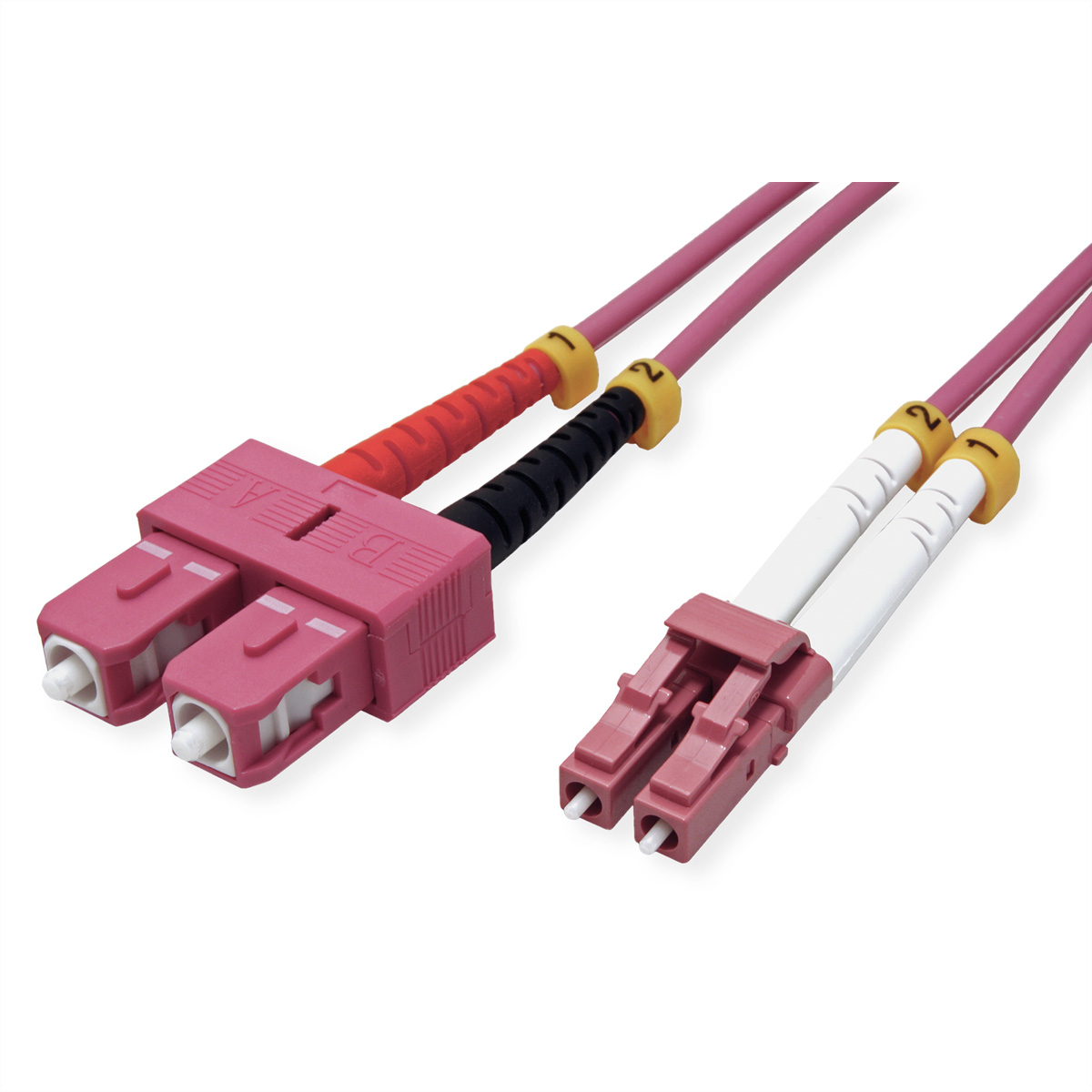 5 LWL-Kabel m OM4, LWL-Patchkabel LC/SC, OM4, VALUE 50/125µm