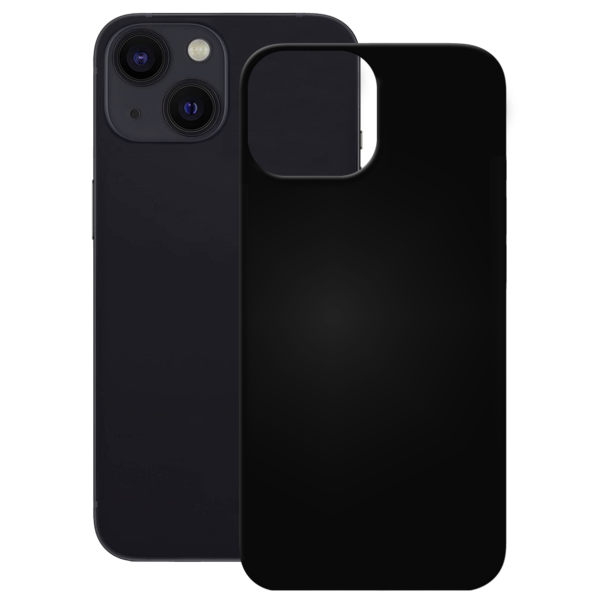 PEDEA TPU Case, iPhone Backcover, schwarz, Apple, mini, 13 Schwarz