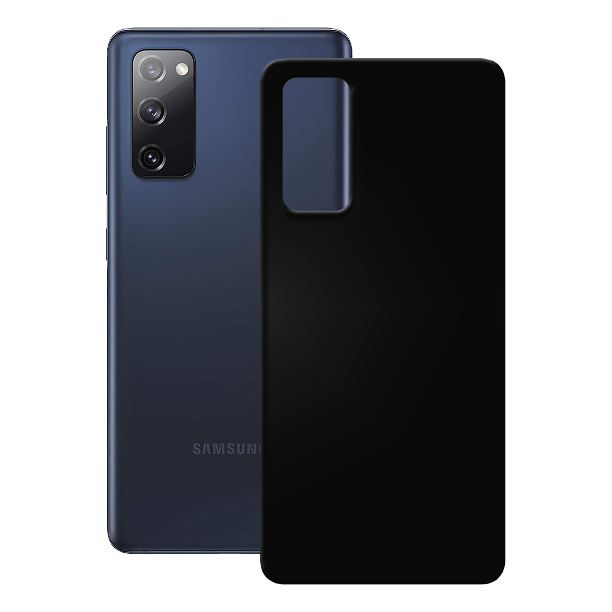 PEDEA TPU Case, schwarz, S21 Galaxy FE, Schwarz Backcover, Samsung
