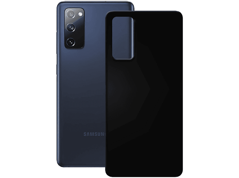 PEDEA TPU Case, schwarz, S21 Galaxy FE, Schwarz Backcover, Samsung