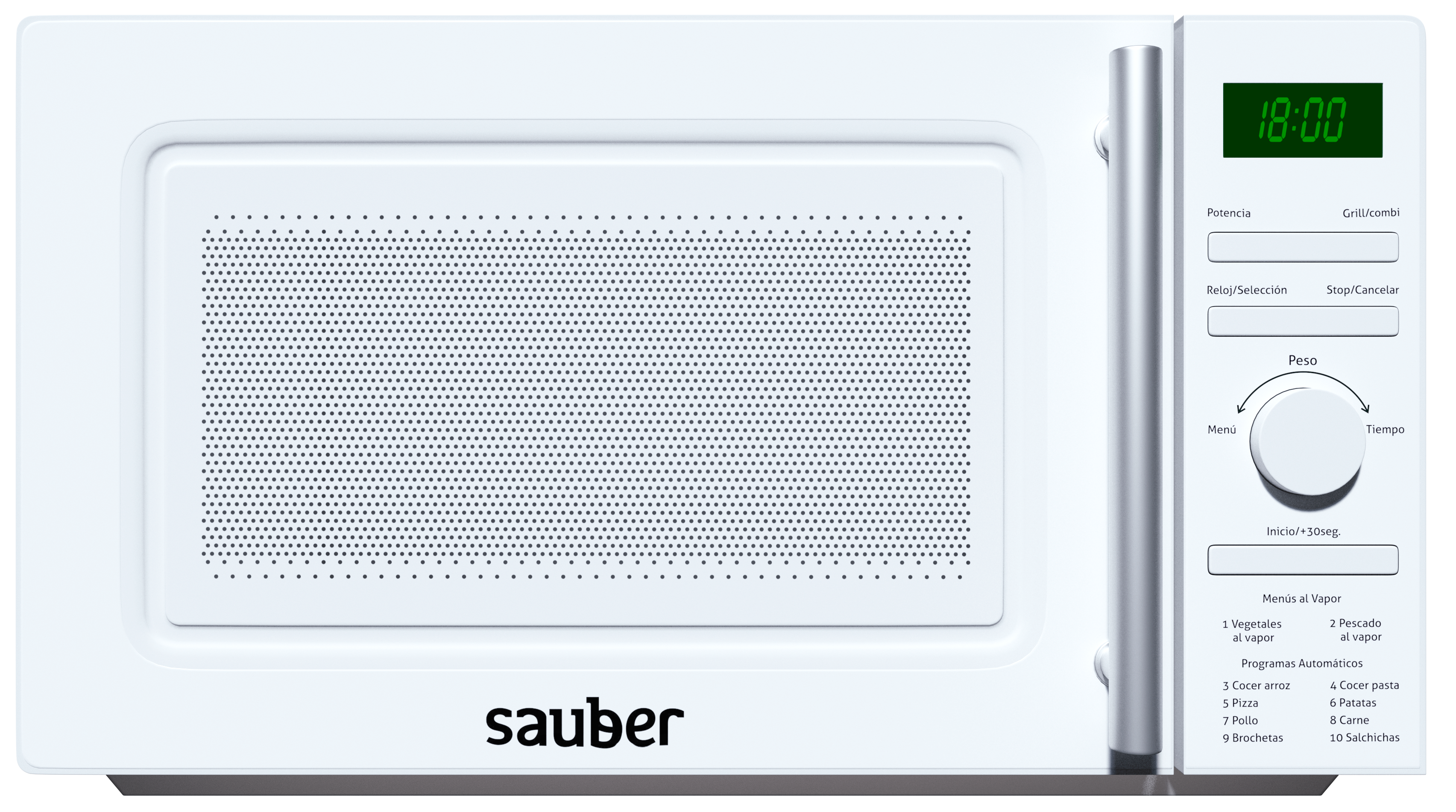 Microondas libre instalación - SERIE 3-21WG SAUBER, Blanco