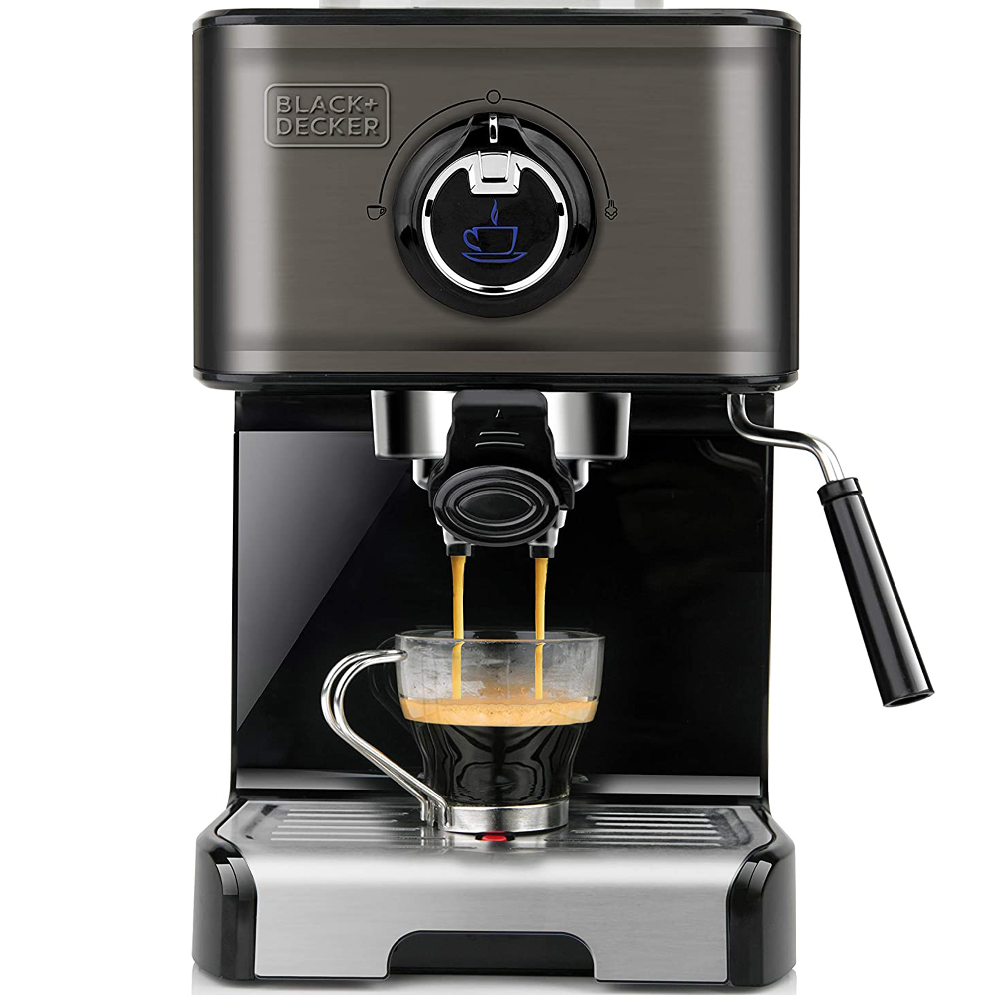 Espresso-Kaffeemaschine schwarz BLACK+DECKER BXCO1200E