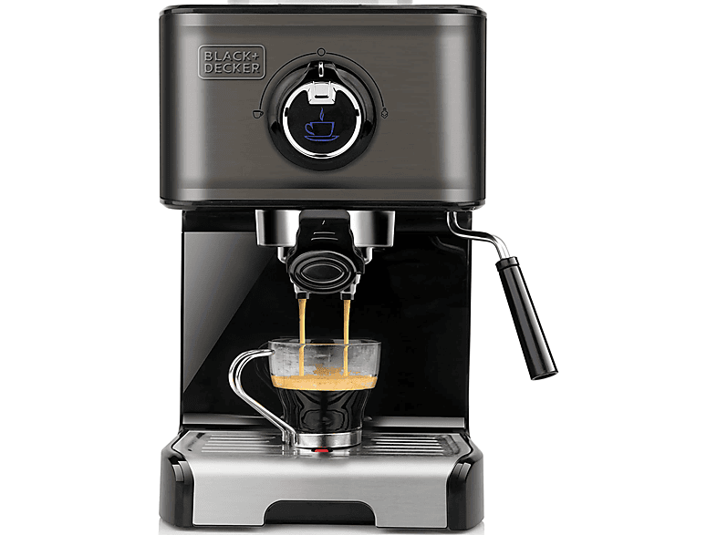 Espresso-Kaffeemaschine schwarz BLACK+DECKER BXCO1200E