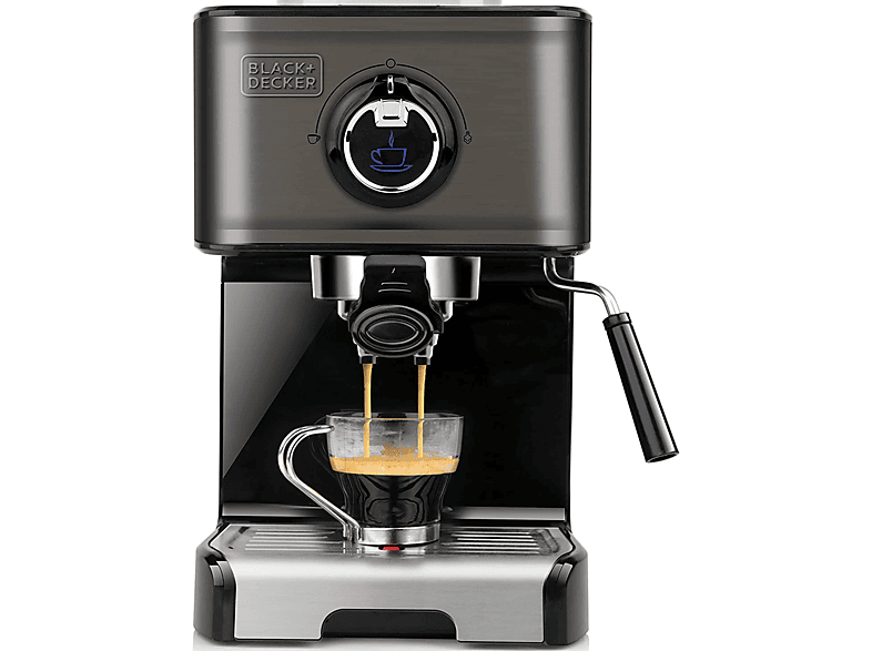 BLACK+DECKER BXCO1200E EspressoKaffeemaschine schwarz MediaMarkt