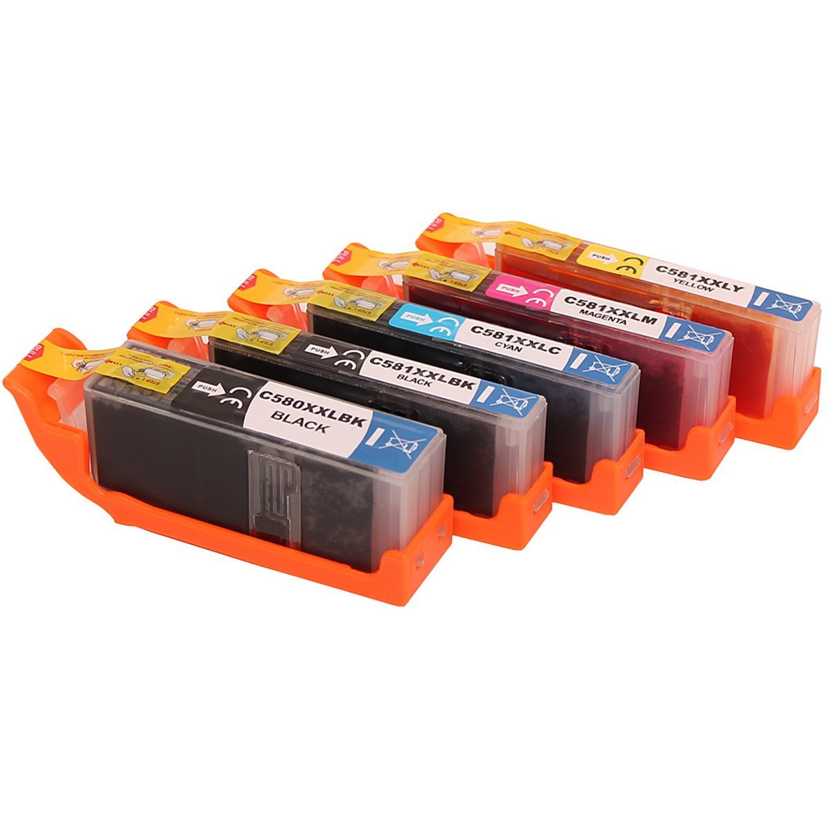 ABC Kompatibel Set 5x Tinte Multipack ml)) 4x 2 6 (1x + (580/581 ml 5 2078C005 CMYK 11