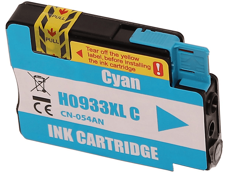 Cyan) COLORI Kompatible CYAN CN054AE Tinte (HP-933XL