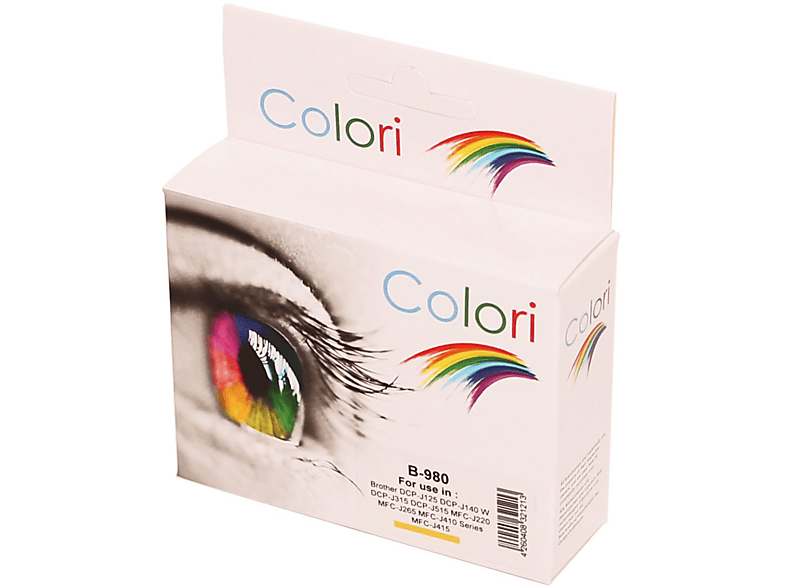 COLORI Kompatible Tinte YELLOW (LC-980Y LC-985YLC-1100Y)