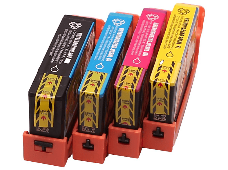 ABC Kompatibel Set T6M11AE T6M07AE 4x Magenta Cyan Tinte CMYK Yellow) T6M15AE (903XL T6M03AE Black