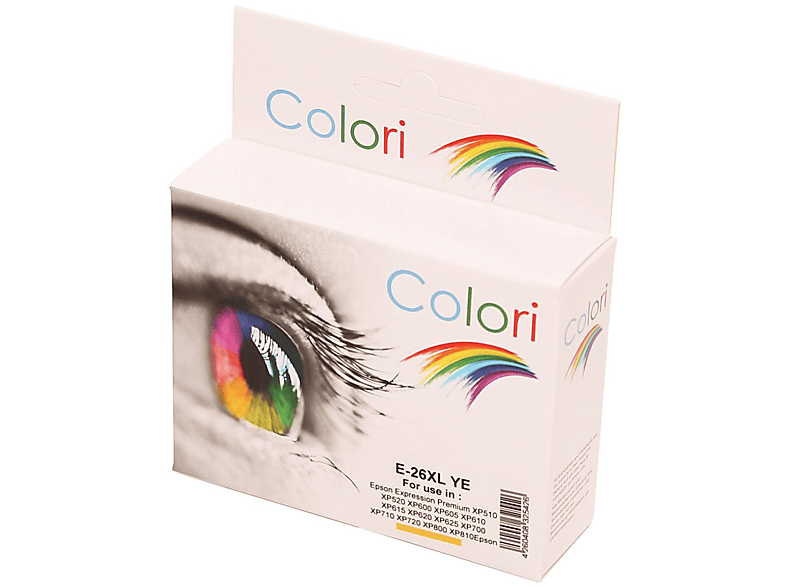 COLORI Kompatible Tinte YELLOW (C13T26344010 T2634 Yellow)
