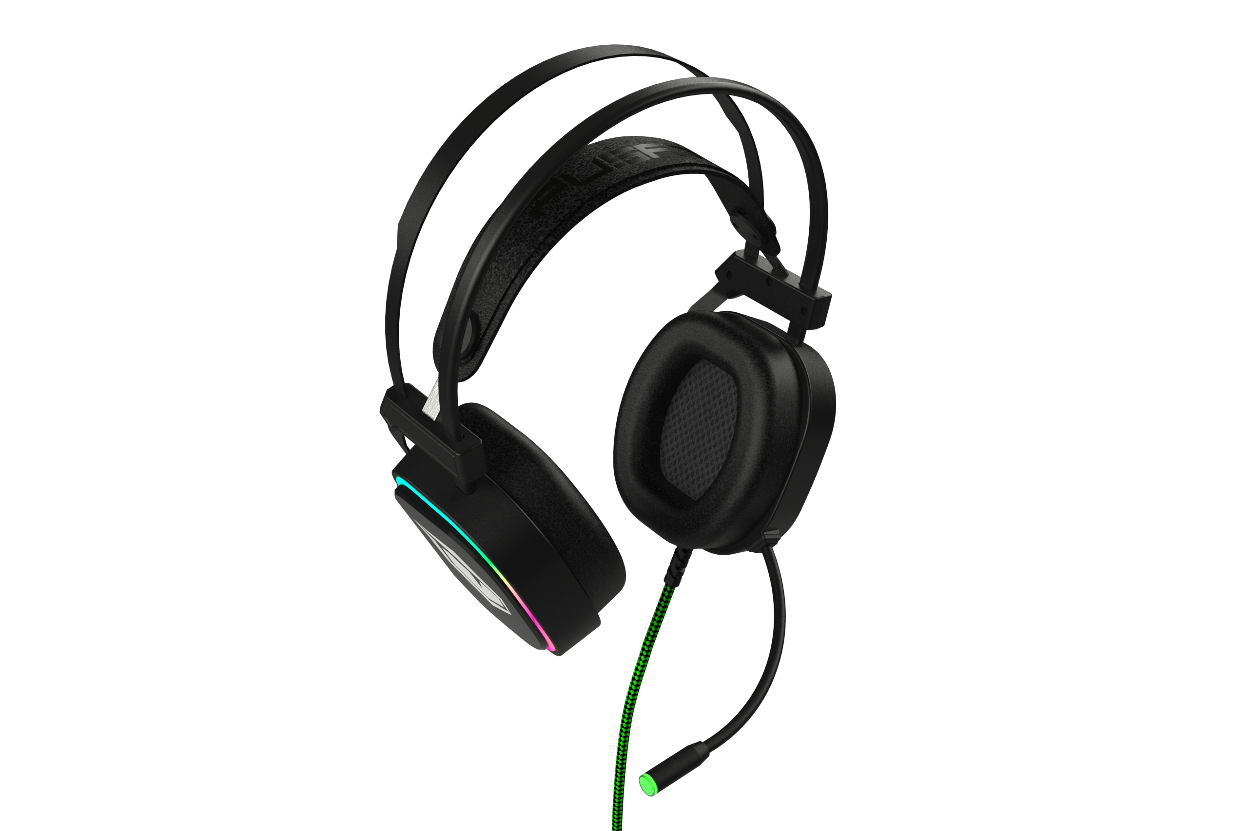 Headset 7.1 Mikrofon, Headset Kopfhörer Gaming RGB Gaming Lite PUSAT Virtual mit