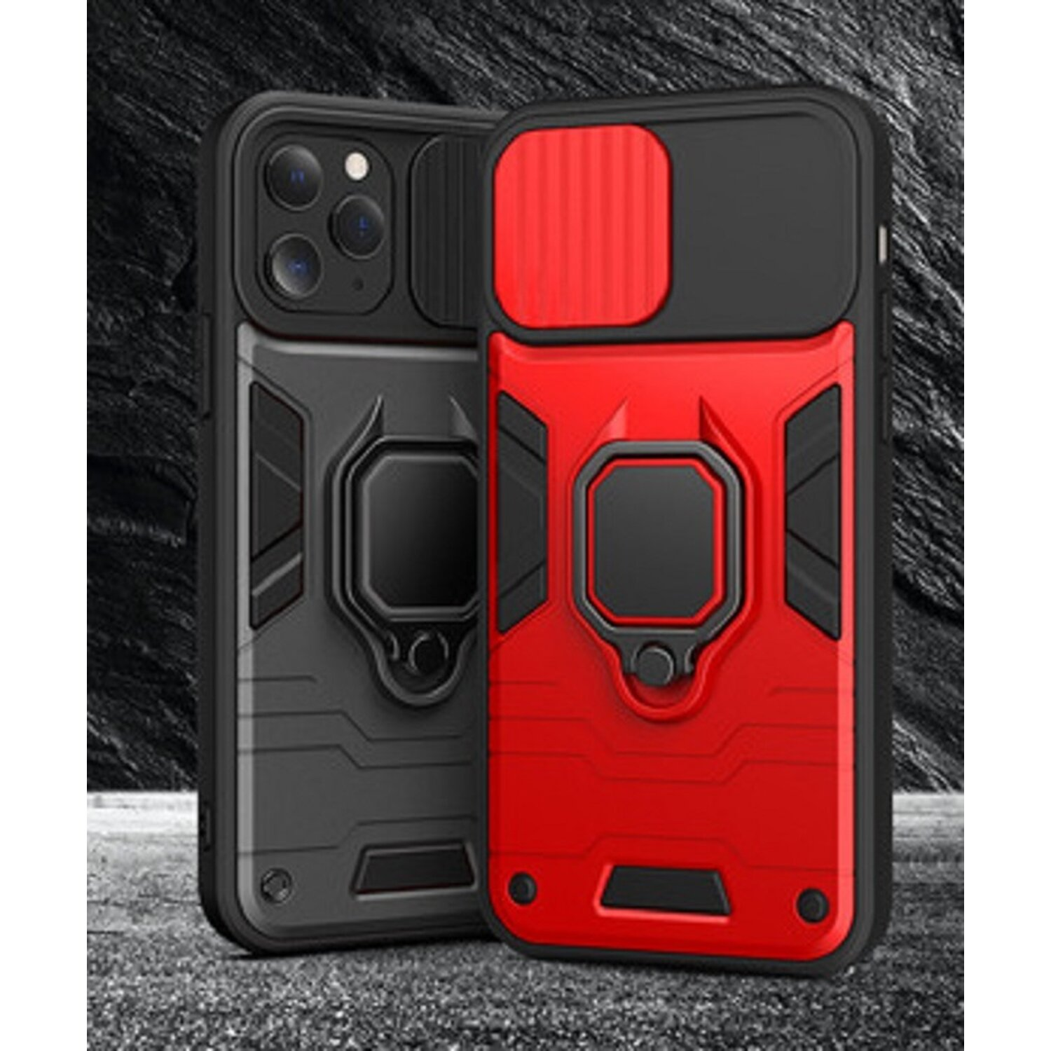 A12 CamShield Rot COFI Case, Backcover, Samsung, (A125F), Galaxy