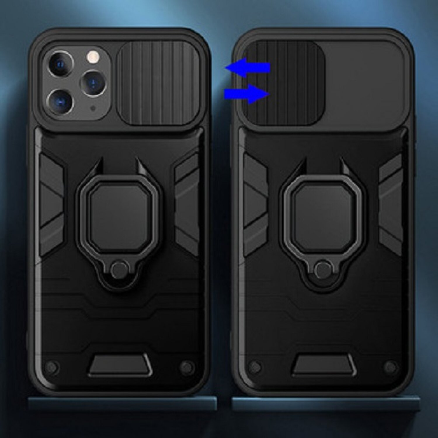 COFI CamShield Case, Galaxy Backcover, (A725F), Samsung, Schwarz A72