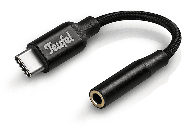 TEUFEL USB-C auf Kopfhöreranschluss Adapter, Adapter, 11 cm | USB Kabel