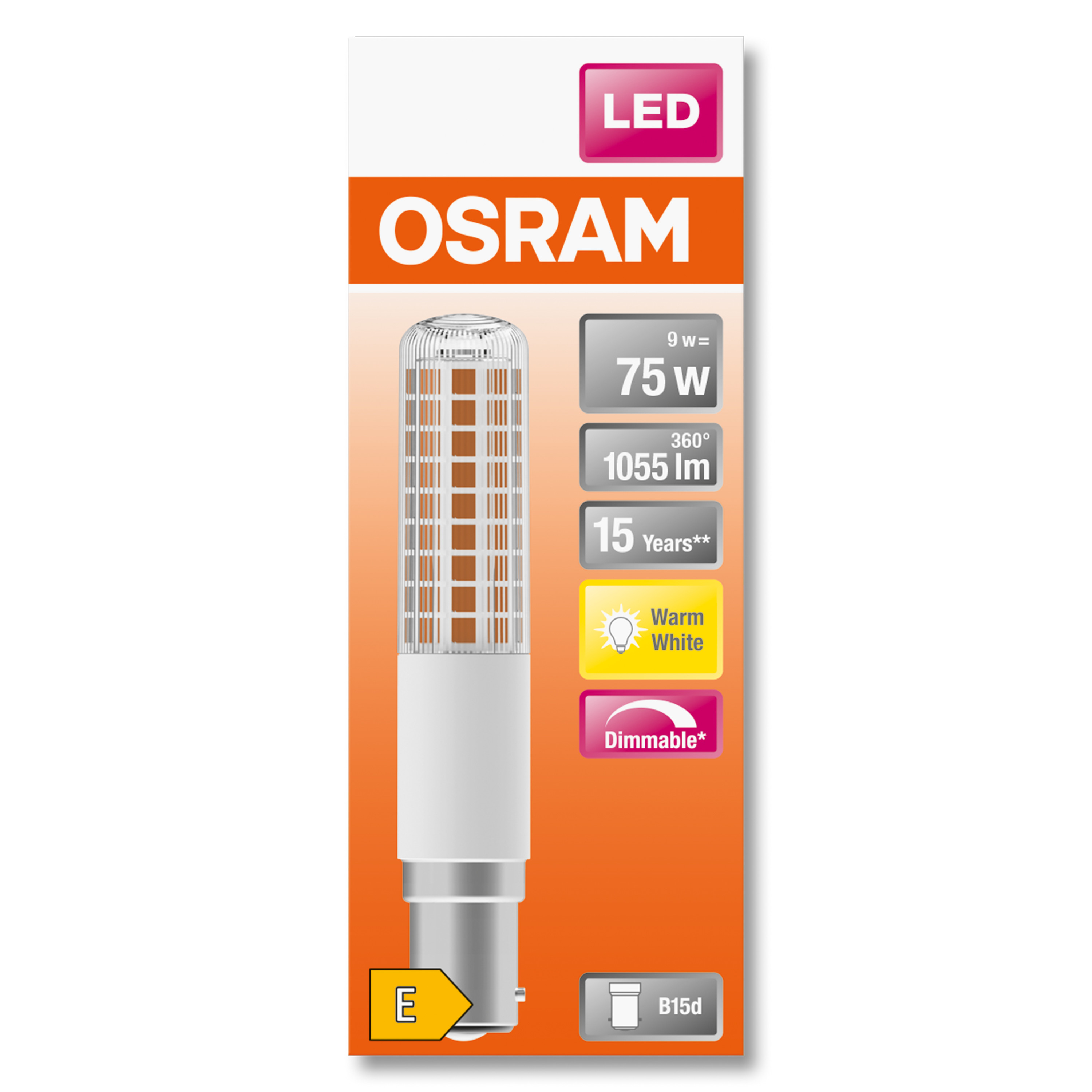 OSRAM  LED SPECIAL T Warmweiß SLIM lumen 1055 LED DIM Lampe