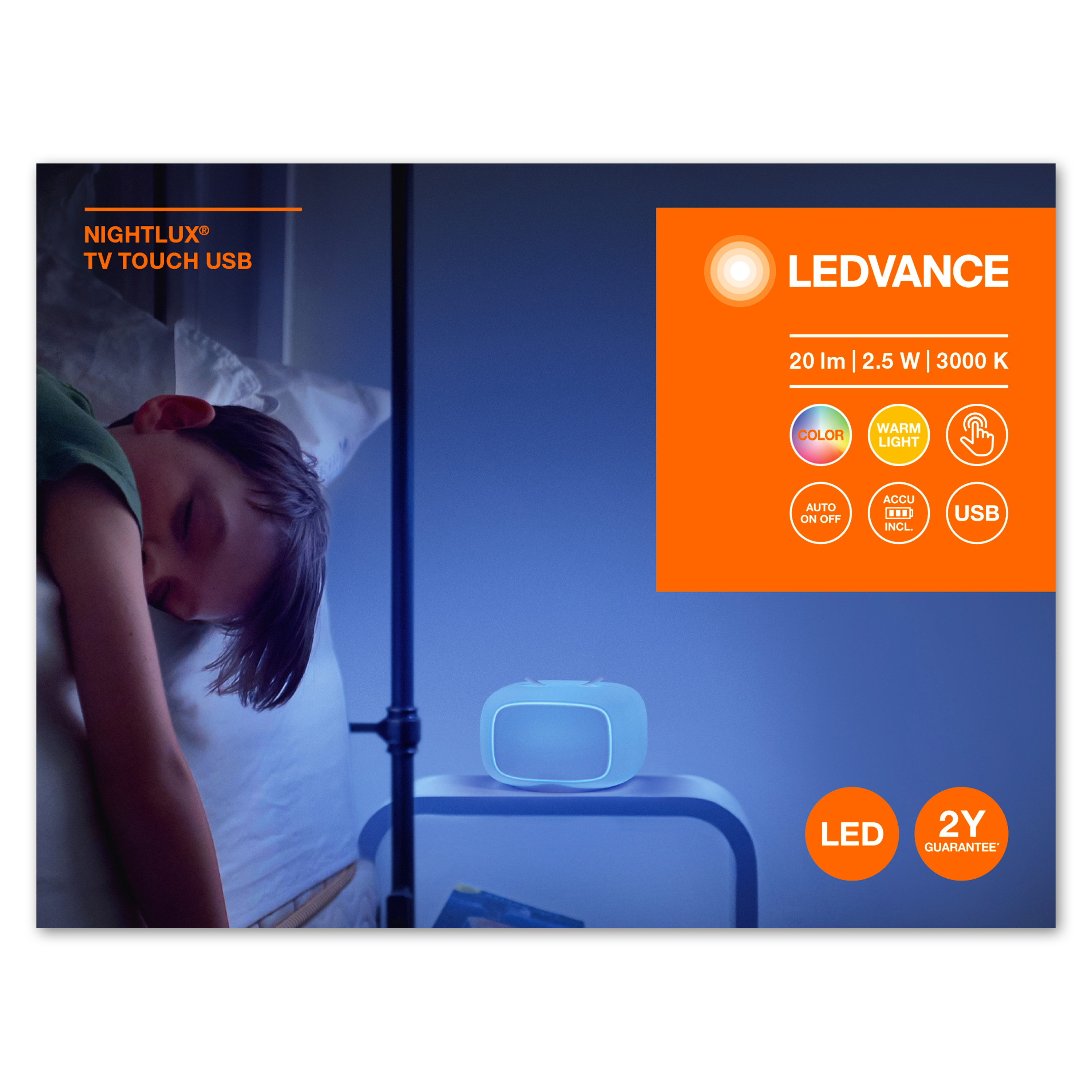 LEDVANCE NIGHTLUX TOUCH RGBW Schreib- & Nachttischlampen Mehrfarbig ...