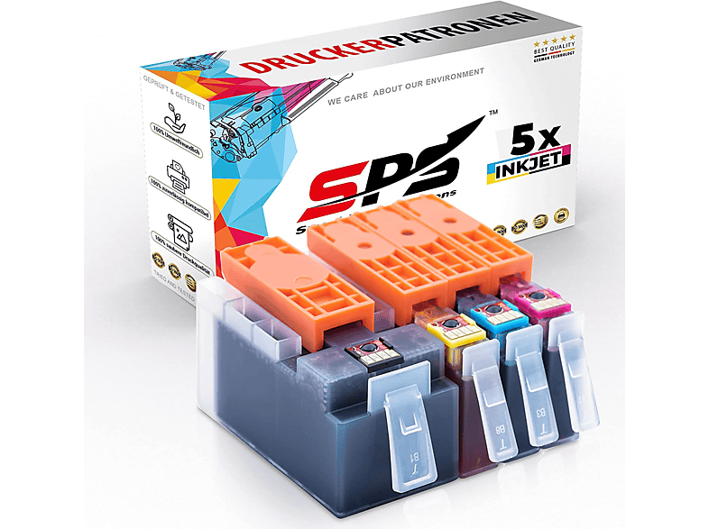 920XL Druckerpatronen Set – 2 Schwarz, 1 Cyan, 1 Magenta, 1 Gelb, Kompatibel Mit HP OfficeJet 6000, 6500, 7500 Serie