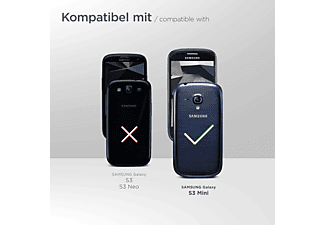 MOEX Purse Case, Flip Cover, Samsung, Galaxy S3 Mini, Schwarz