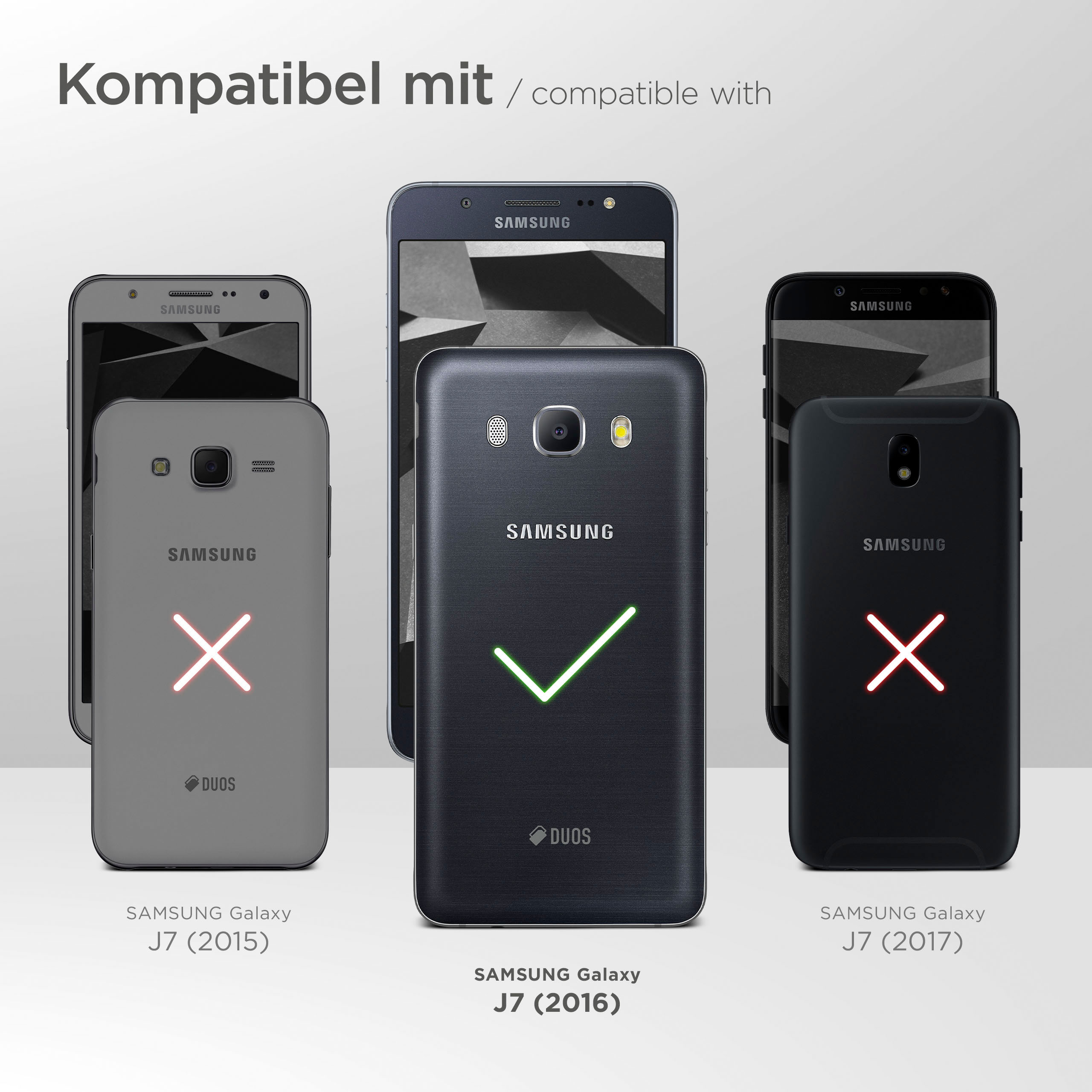 MOEX Purse Weinrot Galaxy J7 Flip Samsung, Case, Cover, (2016)