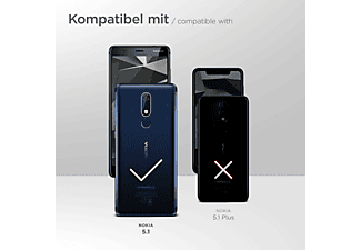 MOEX Flip Case, Flip Cover, Nokia, 5.1, Deep-Black