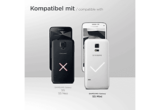 MOEX Flip Case, Flip Cover, Samsung, Galaxy S5 Mini, Anthracite-Gray