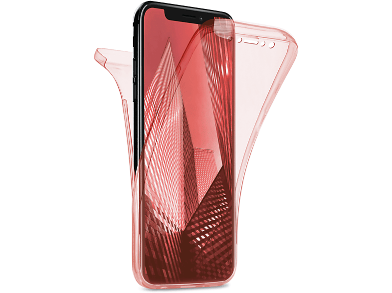 MOEX Double Case, Full Cover, X Apple, iPhone Rose XS, iPhone 