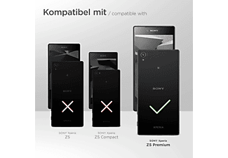 MOEX Purse Case, Flip Cover, Sony, Xperia Z5 Premium, Schwarz