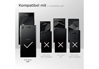 MOEX Book Case, Bookcover, Sony, Xperia XZ1, Deep-Black