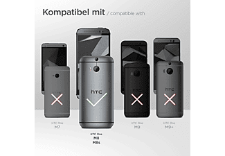 MOEX Flip Case, Flip Cover, HTC, One M8 / M8s, Indigo-Violet