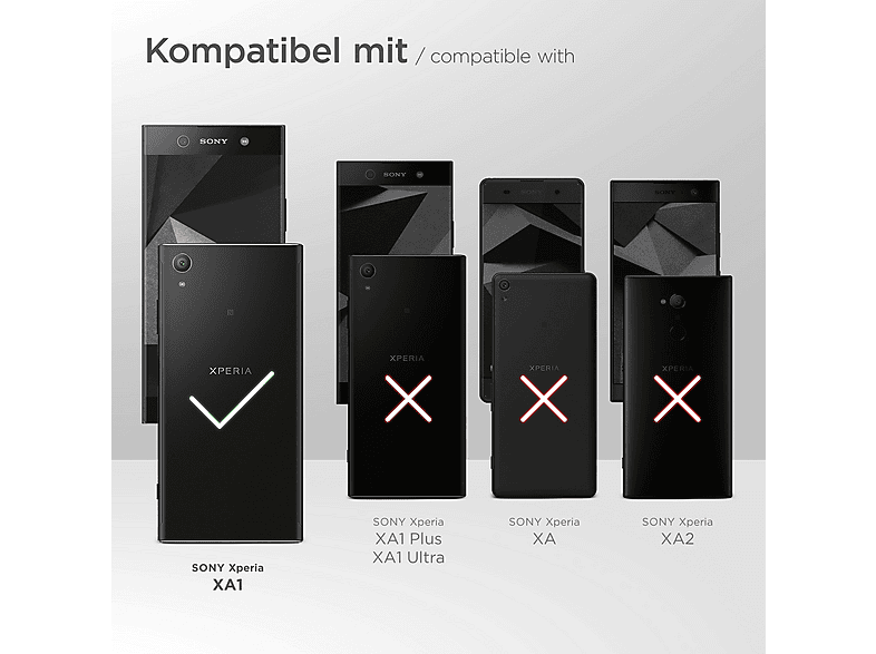 moex Collana per Cellulare Compatibile con Sony Xperia XA1