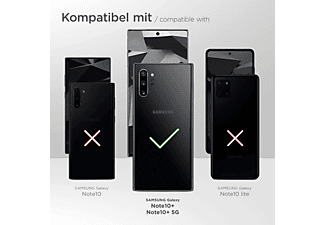 MOEX Flip Case, Flip Cover, Samsung, Note10 Plus (4G/5G), Deep-Black