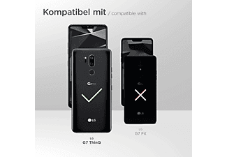 MOEX Flip Case, Flip Cover, LG, G7 ThinQ / G7 Fit, Deep-Black