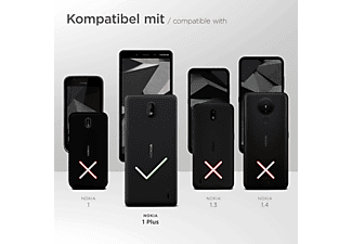 MOEX Purse Case, Flip Cover, Nokia, 1 Plus, Dunkelblau