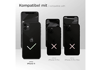 MOEX Flip Case, Flip Cover, Apple, iPhone 11, Deep-Black