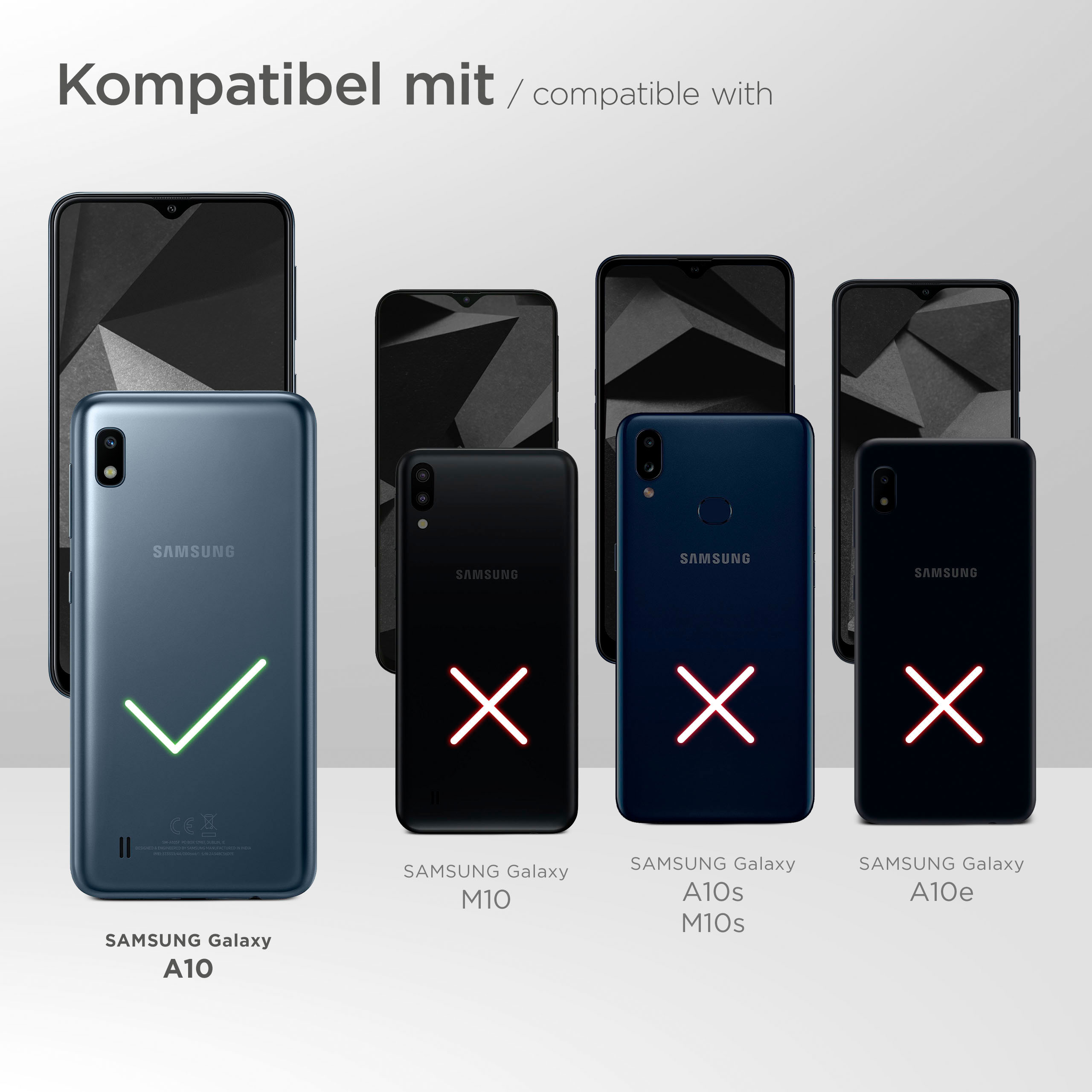 A10, Samsung, Galaxy Case, Dunkelblau Cover, Flip Purse MOEX