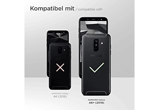 MOEX Purse Case, Flip Cover, Samsung, Galaxy A6 Plus (2018), Dunkelblau