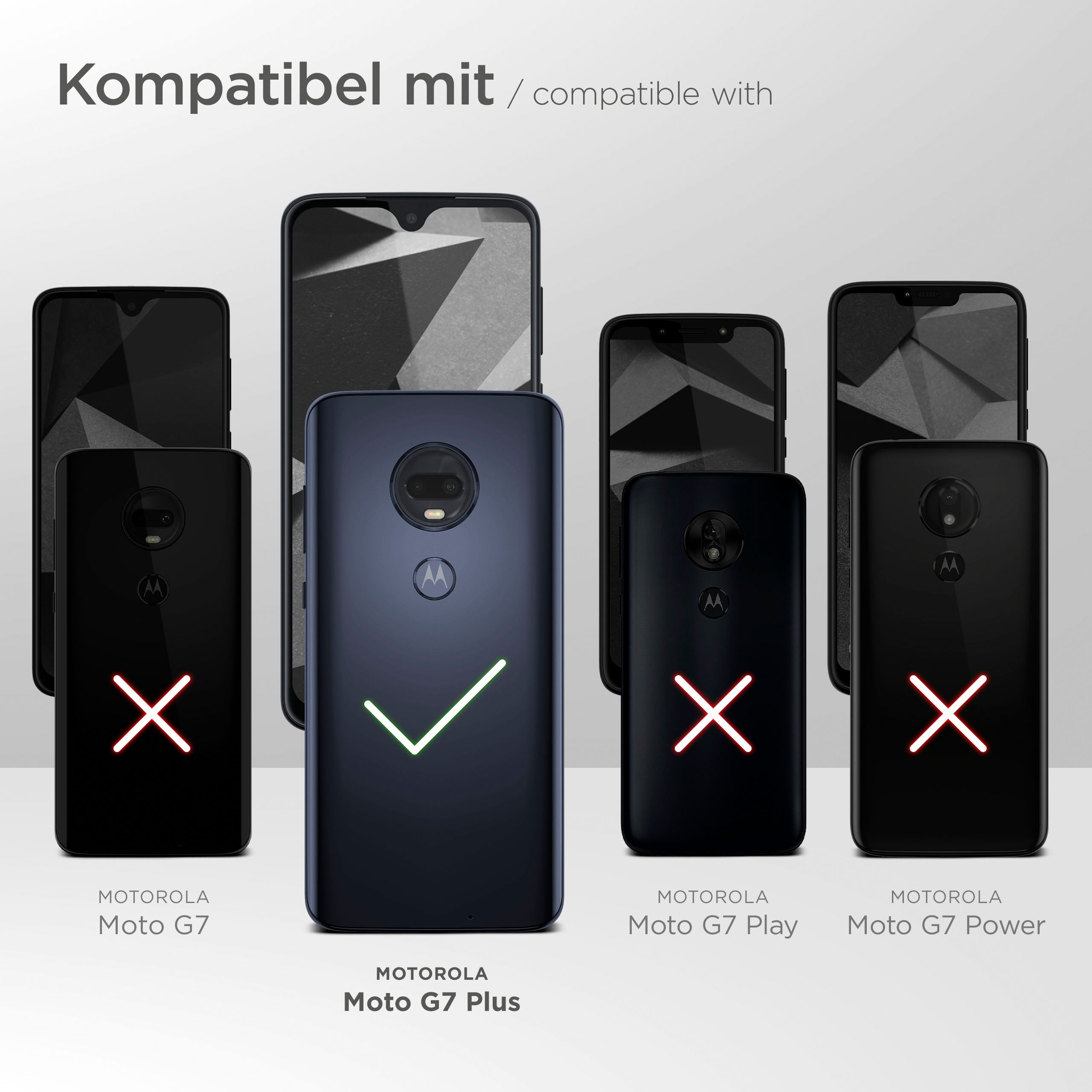 Moto Motorola, Flip Cover, MOEX Case, Purse Dunkelbraun G7,