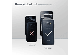 MOEX Purse Case, Flip Cover, Samsung, Galaxy J1 (2016), Schwarz