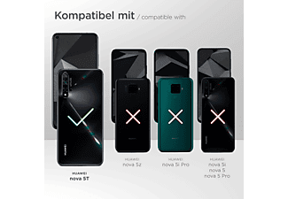 MOEX Purse Case, Flip Cover, Huawei, nova 5T, Dunkelblau