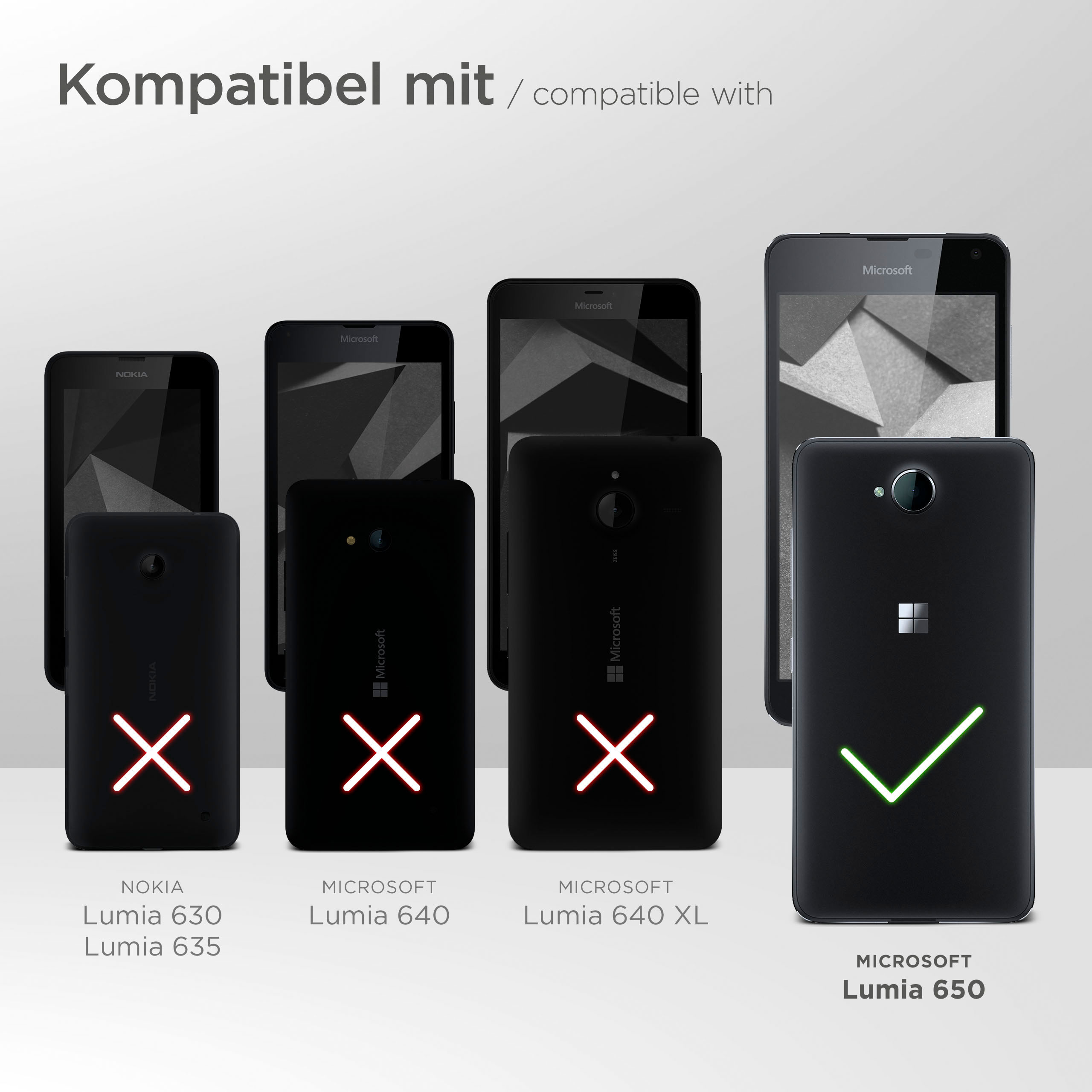 Lumia Cover, Schwarz 650, Microsoft, MOEX Armband, Sport Full